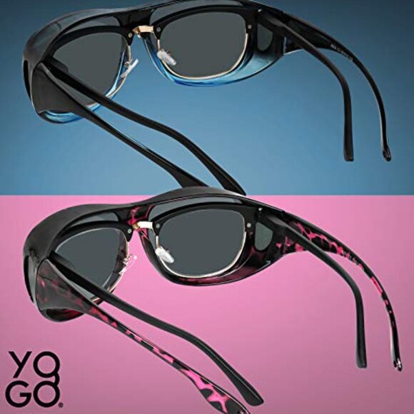 Polarized Fit Over Sunglasses UV Protection Unisex Wear Over Eyeglasses main image 4